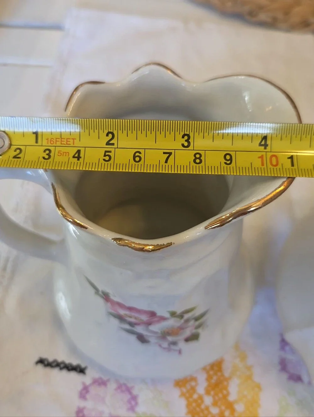 3 Pc. House of Webster Briar Rose Biscuit And Cream Set Farmhouse Granny Chic